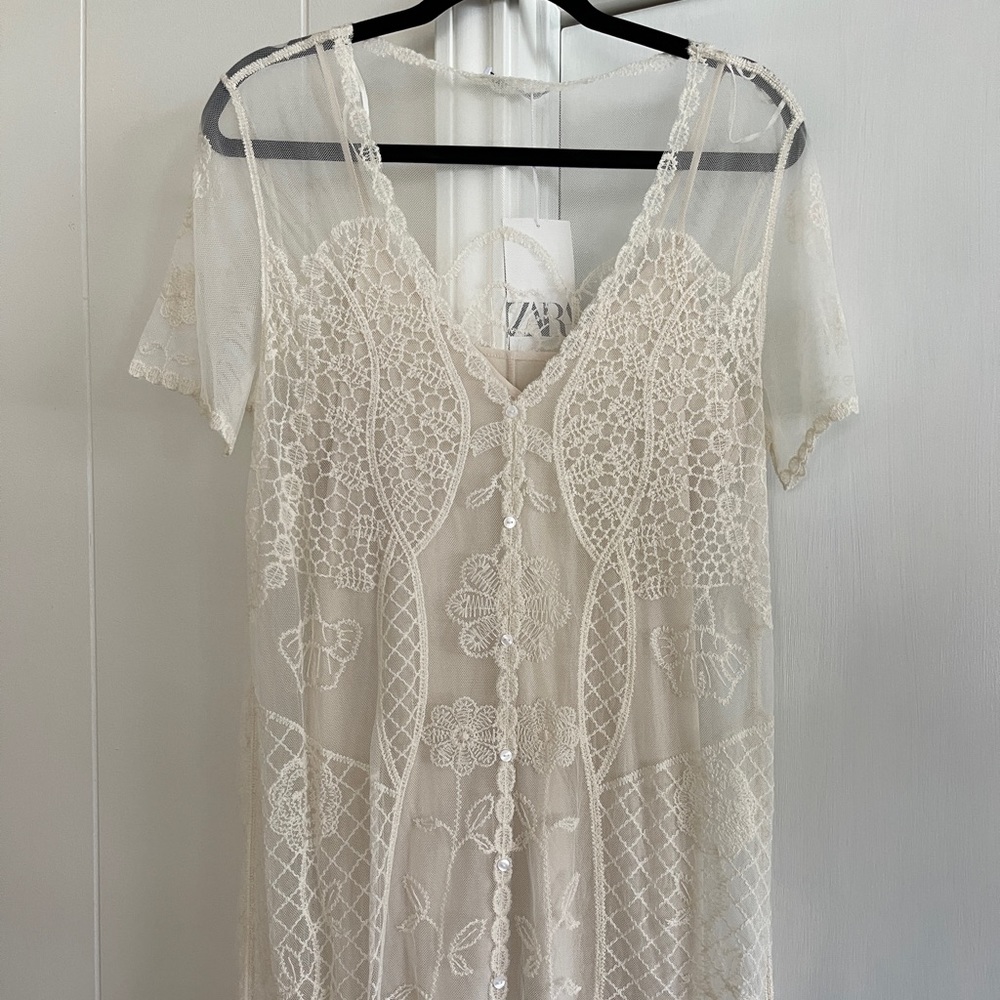 NWT Zara Lace Mini Dress